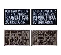 EHDWXVZM 4 Pezzi di Macchie di Stoffa Ricamata A Lettere, Interessanti Macchie di Stoffa, Materiali da Cucire, Macchie di Stoffa Decorative, Adatti A Vestiti, Zaini E Cappelli.