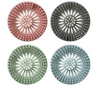 EHDWXVZM 4 Pezzi di Schermo di Drenaggio Colorato, Schermo del Lavandino, Schermo di Scarico, Filtro per Capelli Doccia, Coperchio per La Doccia, Filtro del Lavandino, Filtro delle Acque Reflue.