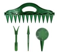 EHDWXVZM 4 Pezzi Sowing And Hole Dance Tools, Strumenti di Semina del Giardino Supportati A Mano, Terreno Creativo Allentato, Riutilizzabili, Semina E Ausiliari.
