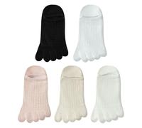 EHDWXVZM 5 Paia Di Calzini Con Punta, Design Con Punta Divisa, Materiale Confortevole E Traspirante, Adatto Per L'Uso A Lungo Termine, Adatto Per Lo Sport O L'Uso Quotidiano