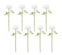 EHDWXVZM 8 Pezzi di Ortensie Artificiali, Ortensie Crema Artificiali, Ortensie per La Decorazione della Casa, Fiori di Seta per La Decorazione Esterna, Fiori Artificiali Bianchi per Matrimonio