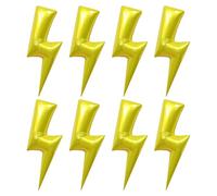 EHDWXVZM 8 Pezzi di Palloncini di Fulmini, Pannelli di Elfo, Palloncini A Forma di Fulmini, Palloncini in Foglio, Palloncini di Carnevale per Feste, Decorazioni per Feste.