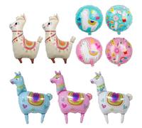 EHDWXVZM 9 Pezzi di Palloncini A Tema Alpaka, Palloncini d'Aria Alpaka Dolci, Palloncini per Film per Animali, Palloncini per Bambini, Decorazione di Palloncini Alpaka.