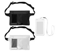 EHDWXVZM Borsa impermeabile per cellulare da 3 pezzi, borsa per cellulare da immersione, marsupio impermeabile per cellulare, borsa sigillata per cellulare, borsa per cellulare con cordino