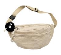 EHDWXVZM Borsa In Vita A Velluto A 1 Pezzi, Borsa A Traversa Retrò, Borsa In Vita Di Grande Capacità, Adatta Per Pendolarismo, Shopping E Viaggi.