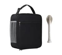 EHDWXVZM Borsa per il pranzo portatile da 1 pezzo, 1 set di posate 3 in 1, borsa per il pranzo isolata, borsa per il pranzo da donna, borsa per il pranzo portatile