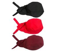 EHDWXVZM Cappello Da Chef In 3 Pezzi, Fascia Unisex, Cappello Da Chef Semplice, Cappello Regolabile, Cappello Da Lavoro Per Cucina E Ristorante