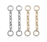 EHDWXVZM Catena di Estensione della Borsa A 4 Pezzi, Catena di Sacchetti di Metallo, Accessori per Sacchetti, Catena di Sacchetti Semplici E Versatili, Materiali per Sacchetti Fai-da-Te.