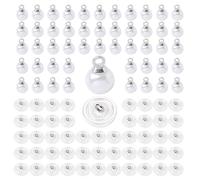 EHDWXVZM Confezione da 100 Bottoni Perlati, Bottoni Semplici Ed Eleganti, Bottoni Decorativi per Abbigliamento, Bottoni da Cucito, Accessori per Cucito Fai da Te