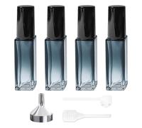 EHDWXVZM Flaconi per l'erogazione di profumo da 4 pezzi, strumenti per l'erogazione di 3 pezzi, atomizzatore di profumo, flacone di liquido ricaricabile, flacone per campioni