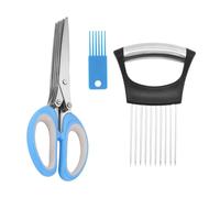 EHDWXVZM Forbici da Cucina in 1 Parte E 1 Pezzo di Riparatori di Dischi di Frutta E Verdura, Forbici di Erbe, Forbici Alimentari, Forbici di Frutta E Verdura, Fetta di Verdure.