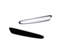 EHDXGGEK Luci di posizione anteriori/posteriori a LED color ambra/rosso compatibili con indicatori direzione Chevrolet Corvette C6 2005-2013, parafanghi svasati(2pcs Front White)