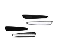 EHDXGGEK Luci di posizione anteriori/posteriori a LED color ambra/rosso compatibili con indicatori direzione Chevrolet Corvette C6 2005-2013, parafanghi svasati(4pcs White White)