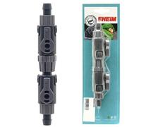 EHEIM 4004412 Rubinetto doppio regolabile per tubi 12/16 Sgancio Rapido acquario