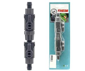 EHEIM 4007410 Rubinetto Doppio Regolabile per Tubi 25/34 Sgancio Rapido