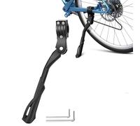 EHIOG Cavalletto Bici da 24 a 29'', Cavalletto Regolabile in Lega di Alluminio, Altezza con Piedino in Gomma Antiscivolo, Adatto per City Bike, Bici Elettriche Nero