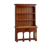 EHJRE 1:12 Skala Dollhouse Bookcase Libreria Verticale Fai -da -Te per La Casa