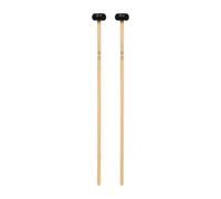 EHJRE 2 pezzi Glockenspiel Mallet Bacchette a percussione Testa in metallo Xilofono Mallet Vibrafono Mallets per Xilofono Carillon Percussioni, Nero
