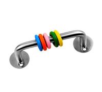 EHJRE Accessori Fai Da Te per La Tavola Sensoriale Materiale Fai Da Te Competenze di Base Apprendimento Prescolare Sviluppo Precoce Parti Della Tavola, Maniglia con Anello, Taglia unica bambino