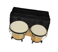 EHJRE Bongo Drum Set Musical Educational Strument Hand Drum Percussion Strumento Bongos per Bambini per Bambini Regalo di Compleanno per Bambini Adulti, Colore Del Legno