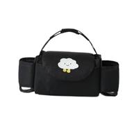 EHJRE Borsa organizer per passeggini Borsa per bambini Borsa da viaggio per passeggini per bambini e animali domestici, Nuvola Nera