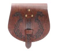 EHJRE Borsa per Cintura Medievale Vintage Pack per La Festa di Cosplay, Marrone