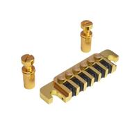 EHJRE Bridge Tailpiece Seldle Bridge ACCS per chitarre Guitars Upgrade Parte per GB LP Sostituzione Electric Guitar Bridge Electric Guitar, Oro