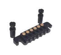 EHJRE Bridge Tailpiece Seldle Bridge ACCS per chitarre Guitars Upgrade Parte per GB LP Sostituzione Electric Guitar Bridge Electric Guitar, Nero