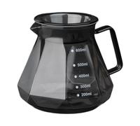 EHJRE Caffettiera a Filtro in Acciaio Inox, Filtro per Caffè, 20/600 Ml, con Manico, Classica Caffettiera a Filtro Facile Da Pulire per L'ufficio E Il C, Nero
