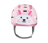 EHJRE Casco per Bambini, Anti Collisione Casco per Neonati Confortevole, Morbido, Anti Caduta E Traspirante per Neonati E Ragazze, Rosa, Taglia unica bambino