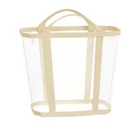 EHJRE Cesto Portabiancheria Pieghevole, Organizer per Vestiti Sporchi, Borsa a Rete, Organizzazione, Borsa Da Spiaggia, Organizer per Riporre Oggetti, Conte, Beige Grande