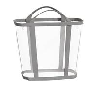 EHJRE Cesto Portabiancheria Pieghevole, Organizer per Vestiti Sporchi, Borsa a Rete, Organizzazione, Borsa Da Spiaggia, Organizer per Riporre Oggetti, Conte, Grigio Grande