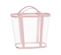 EHJRE Cesto Portabiancheria Pieghevole, Organizer per Vestiti Sporchi, Borsa a Rete, Organizzazione, Borsa Da Spiaggia, Organizer per Riporre Oggetti, Conte, Rosa Grande