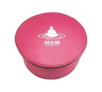 EHJRE Ciotola Cantante Che Trasporta Custodia Tibetana Botola Portatile Portatile Robusta Sacchetto di Meditazione Del Suono Buddista Botola per Viaggiare, 16x9 Cm