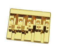 EHJRE Componente Hardware Professionale per Ponte Basso a 4 Corde, Gruppo di Sostituzione Del Ponte Basso Fisso per Accessori per Strumenti Musicali, Argento