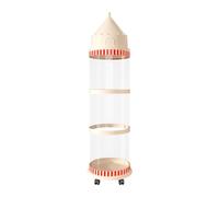 EHJRE Contenitore per Peluche Scaffale per Giocattoli Tubo di Stoccaggio Organizzatore per Bambini in PP Robusto Adatto Come Regalo di Compleanno E Natale, 127 Cm X 30 Cm