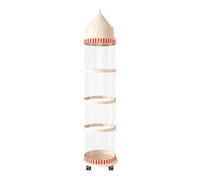 EHJRE Contenitore per Peluche Scaffale per Giocattoli Tubo di Stoccaggio Organizzatore per Bambini in PP Robusto Adatto Come Regalo di Compleanno E Natale, 159 Cm X 30 Cm