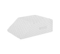 EHJRE Cuscino per Le Gambe per Sollevare Il Cuneo Delle Gambe, Cuscino Comodo, Posizionatore Del Corpo, Memory Foam, Cuscinetto per La Caviglia, Supporto Pe, Bianco