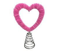EHJRE Decorazione a Forma di Cuore per Albero di, Corona D'amore, Decorazione Creativa per Dell'albero per Le Festività, L', Rosa Rossa