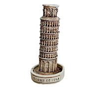 EHJRE Decorazione da Tavolo Modello in Miniatura Torre di Pisa in Resina Pisa Piazza