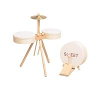 EHJRE Giocattoli Percussione per Bambini, Prima Educazione, Regali di Compleanno per La Scuola, Strumenti Musicali per Bambini, Giocattol, con Tamburo a Pedale