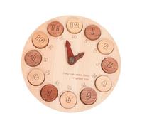 EHJRE L'orologio per L'insegnamento a Legna per Bambini Impara Un Giocattolo per L'orologio