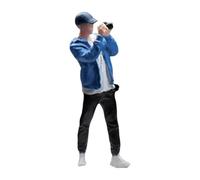 EHJRE Modello di Figura in Scala 1:64 per La Decorazione della Casa, Figura Umana per La Sala da tè, Fotografare Il Ragazzo