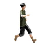 EHJRE Modello di Figura in Scala 1:64 per La Decorazione della Casa, Figura Umana per La Sala da tè, Ragazzo Che Corre