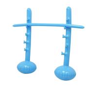 EHJRE Palo Gonfiabile per Salto in Alto, Forniture per Feste, Gioco di attività Interattivo di Carnevale, Palo Gonfiabile per Bambini in Giardino, Blu