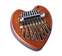 EHJRE Piano di Dito Compatto, Piccolo Dono Ciondolo per Principiante Strumento per Il Piano Del Pollice per I Giocatori, Cuore
