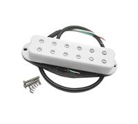 EHJRE Pickup Single Coil per Chitarra Elettrica, Installazione Semplice, Basso Rumore, Sostituisce Il Pickup Al Manico per Spettacoli Dal Vivo sul, Bianco