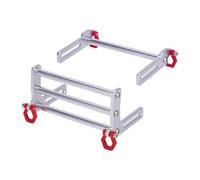 EHJRE RC Car BUL Bar, Parte Spart, Accessori Aggiornamento Sturdy Facile da Installare La Sostituzione del Metallo per SCX10 1/10 RC Auto, Argent
