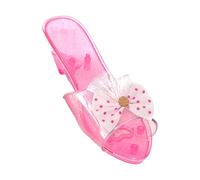 EHJRE Scarpe da Principessa Slip-on per Feste a Tema Danza per Bambini, Giochi di Ruolo, Rosa