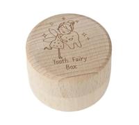 EHJRE Scatola per Dei Denti, Porta Denti Multiuso per Riporre I Denti Perduti, Prima Collezione, Scatola Commemorativa, Scatola per Bambini in Legno, Style a, Taglia unica bambino